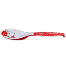 7inch Two Tone Melamine Spoon with Logo